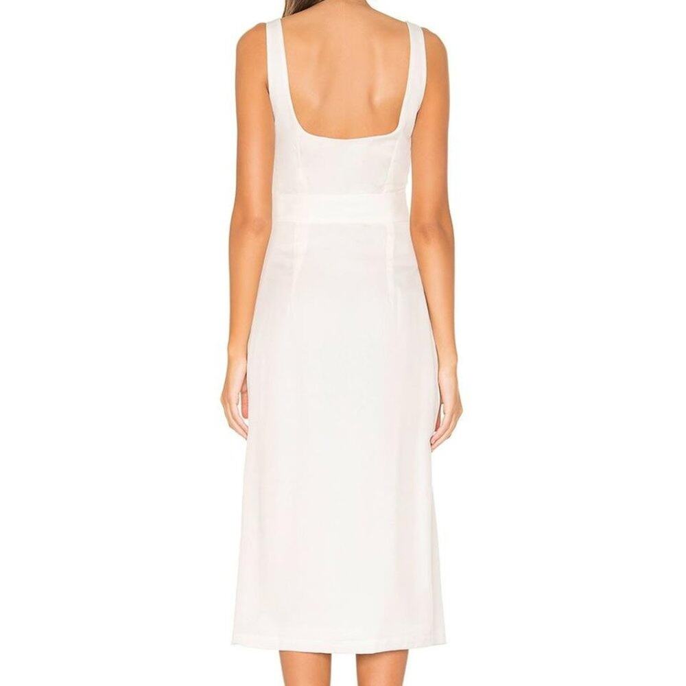 Privacy Please Revolve Luz White Midi Dress - Picture 2 of 8